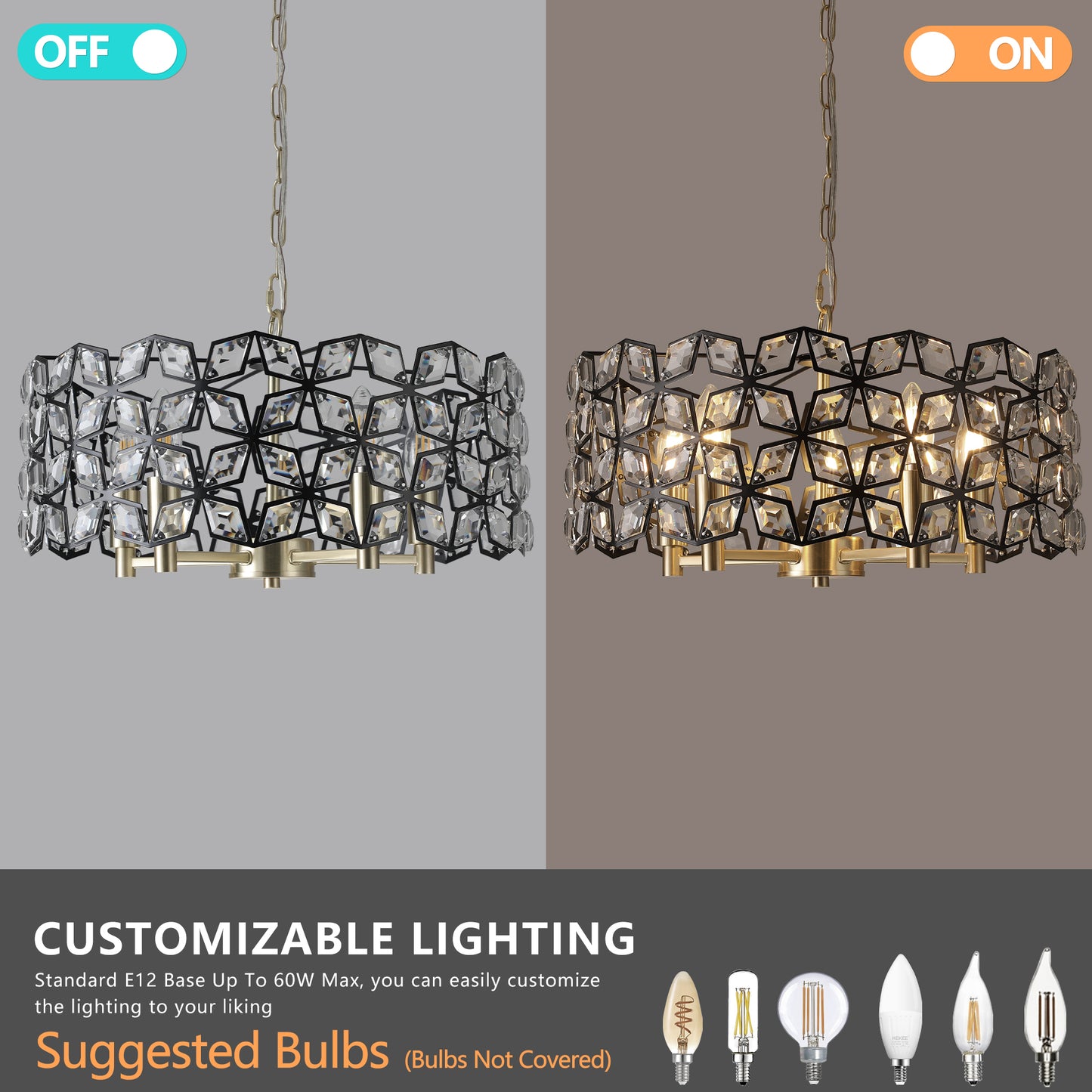 Modern Luxury Round Crystal Chandelier -DG2035