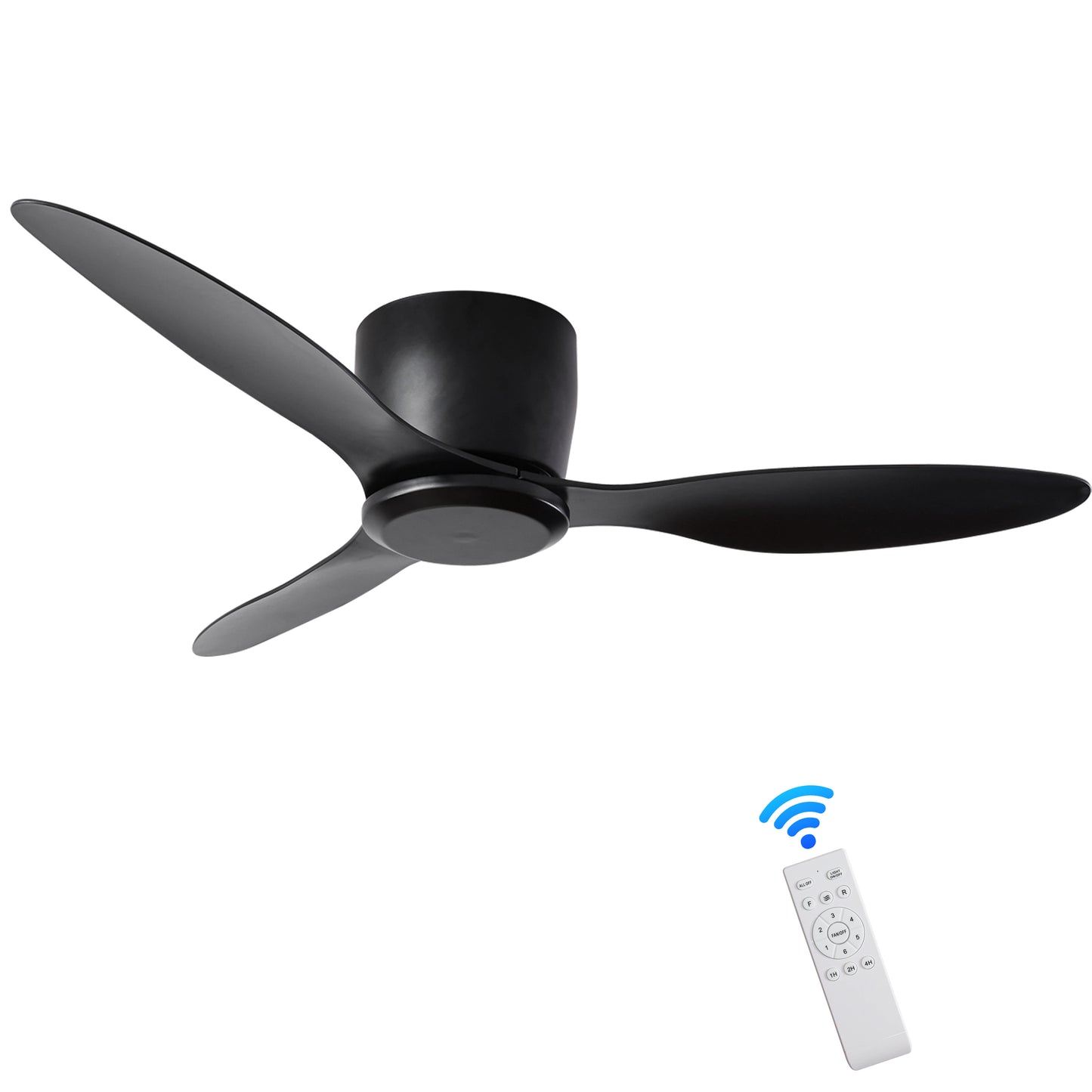 42" Flush Mount Ceiling Fan without light