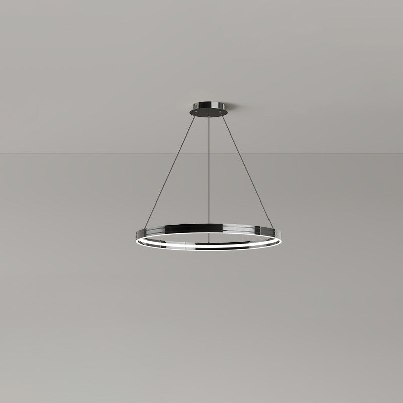 Diff Black Circular Led Chandelier-DF2297
