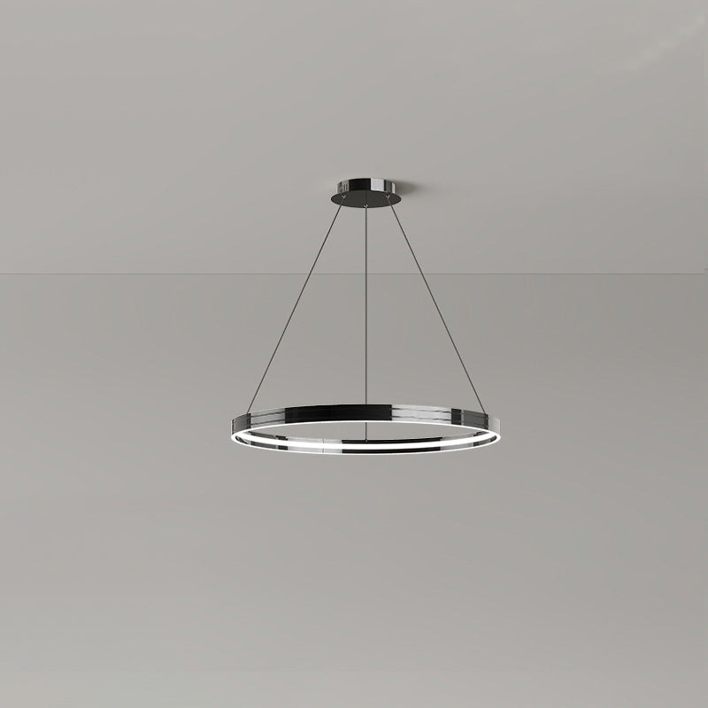 Diff Black Circular Led Chandelier-DF2297