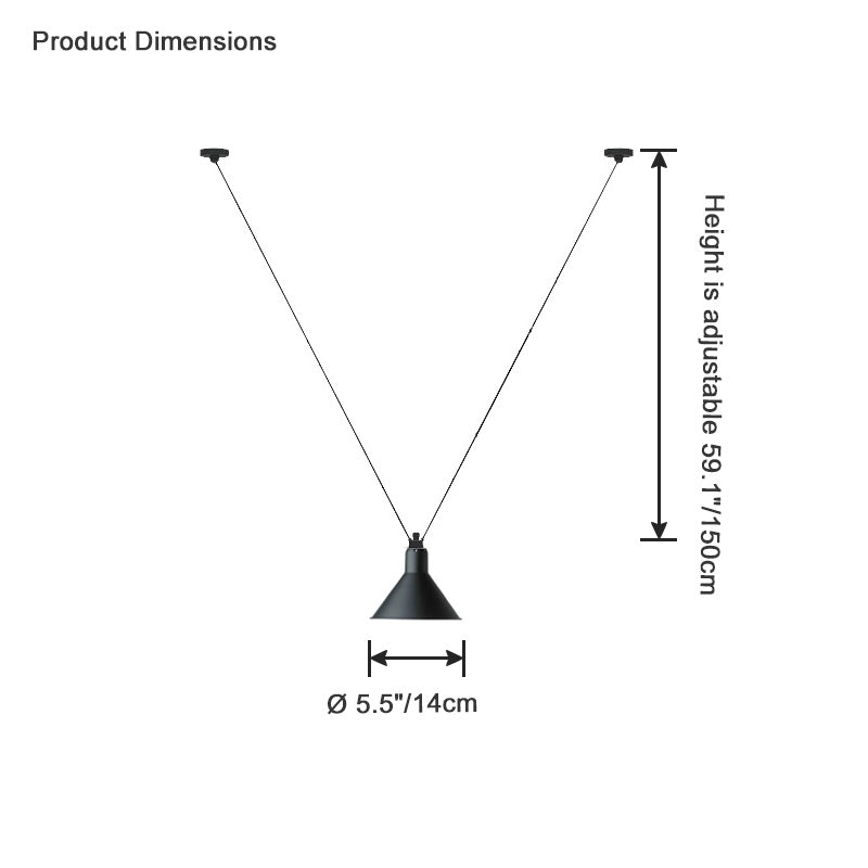 Diff Small Cone Pendant Light-DF2298