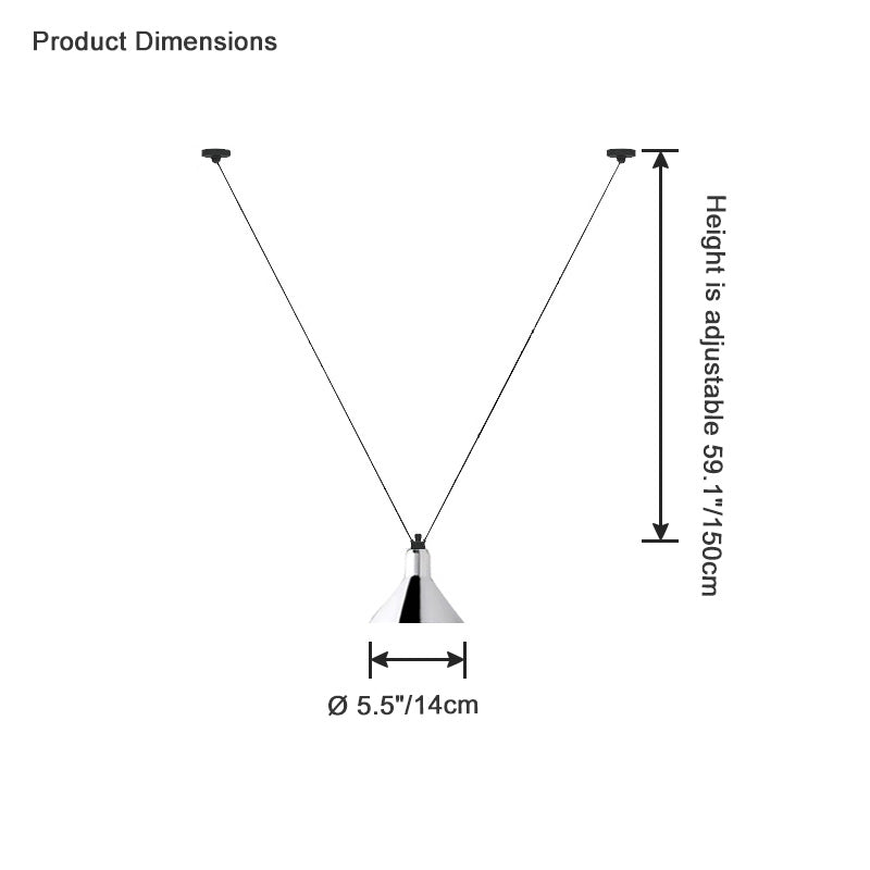 Diff Small Cone Pendant Light-DF2298