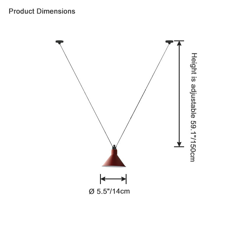 Diff Small Cone Pendant Light-DF2298