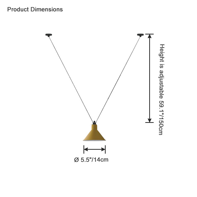 Diff Small Cone Pendant Light-DF2298
