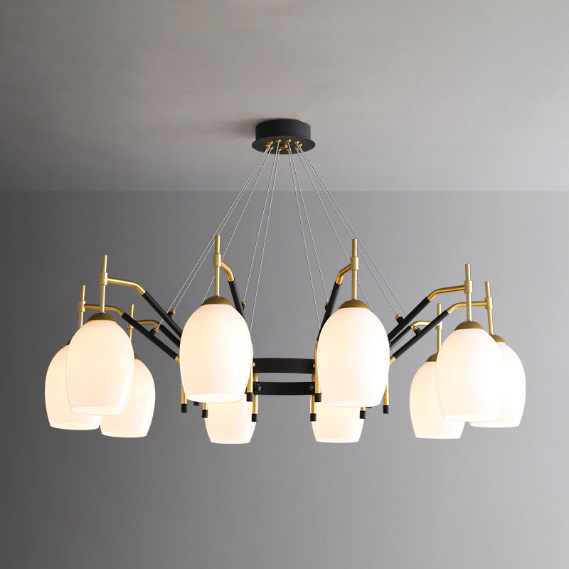 Diff Glass Bell Chandelier-DF2260