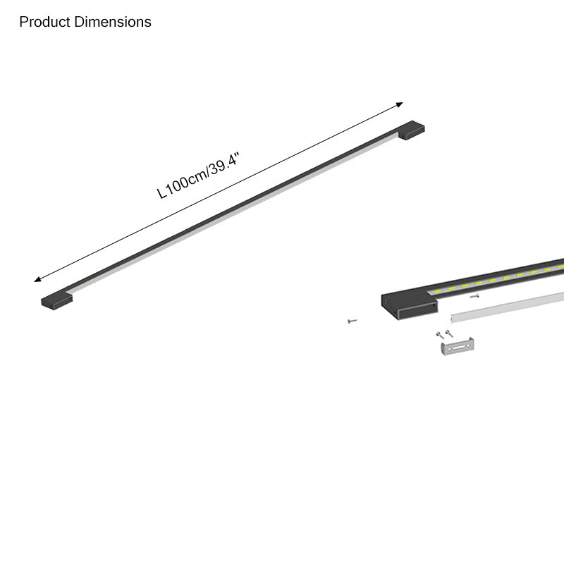 Diff Long Linear Stairwell Wall Sconce-DF6018