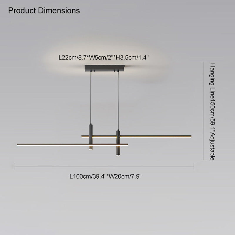 Diff Spotlight Linear Pendant Light-DF2037