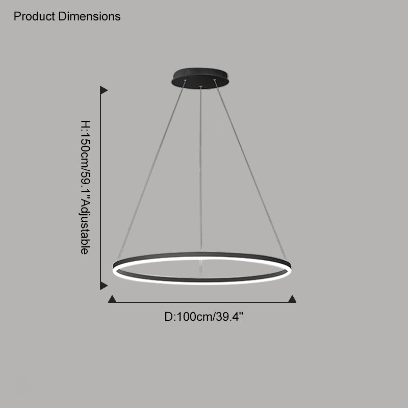 Diff Ring Pendant Light-DF2030