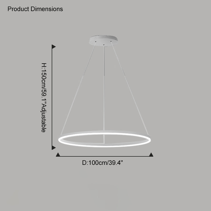 Diff Ring Pendant Light-DF2030