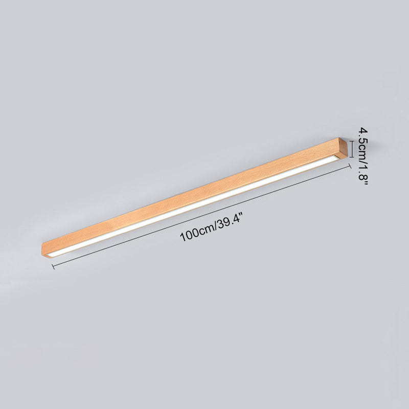 Diff Long Linear Wood Ceiling Light-DF1012