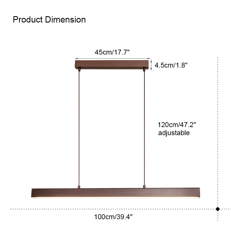 Diff Wireless Linear Pendant Light for Kitchen-DF2002