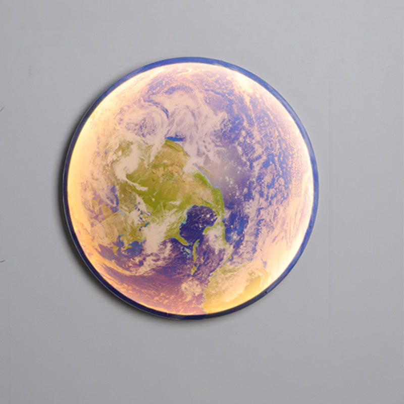 Diff Moon/Earth Round Wall Sconce-DF6102