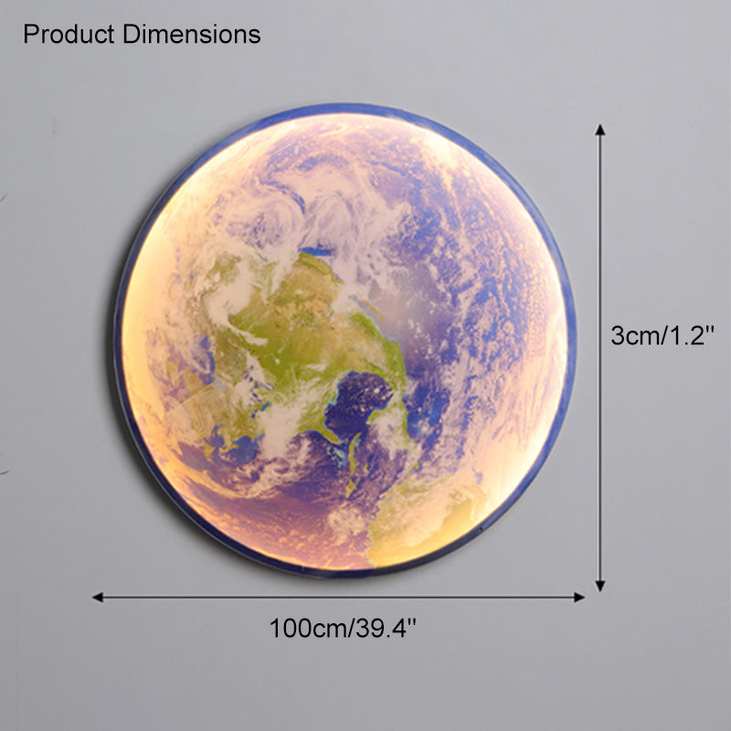 Diff Moon/Earth Round Wall Sconce-DF6102