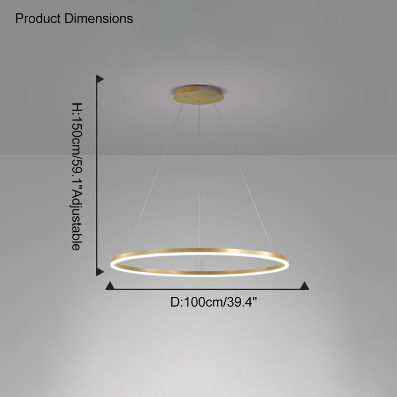 Diff Ring Pendant Light-DF2030