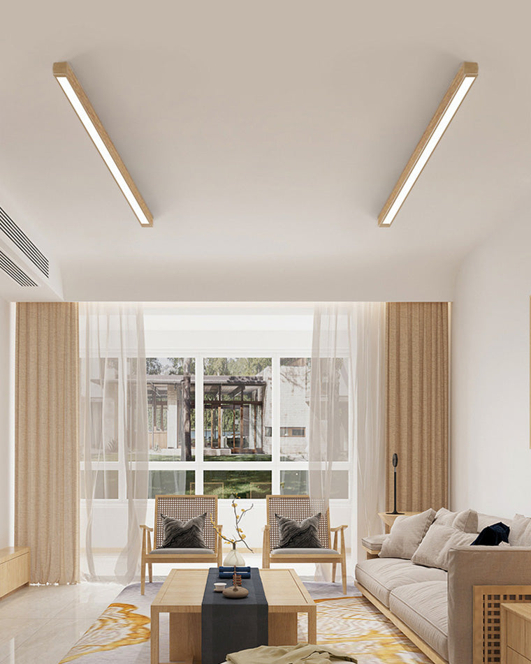 Diff Long Linear Wood Ceiling Light-DF1012