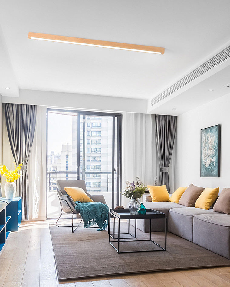 Diff Long Linear Wood Ceiling Light-DF1012