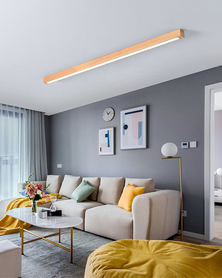Diff Long Linear Wood Ceiling Light-DF1012