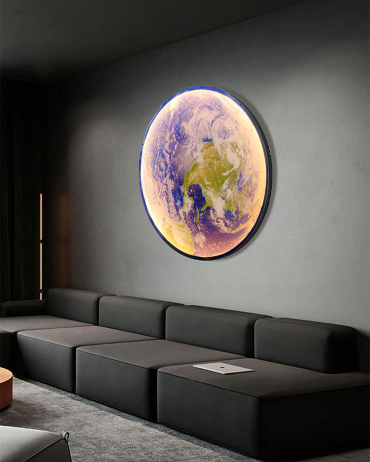 Diff Moon/Earth Round Wall Sconce-DF6102