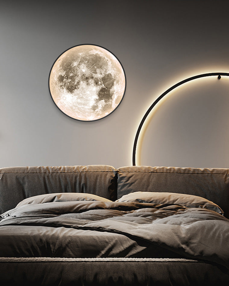 Diff Moon/Earth Round Wall Sconce-DF6102