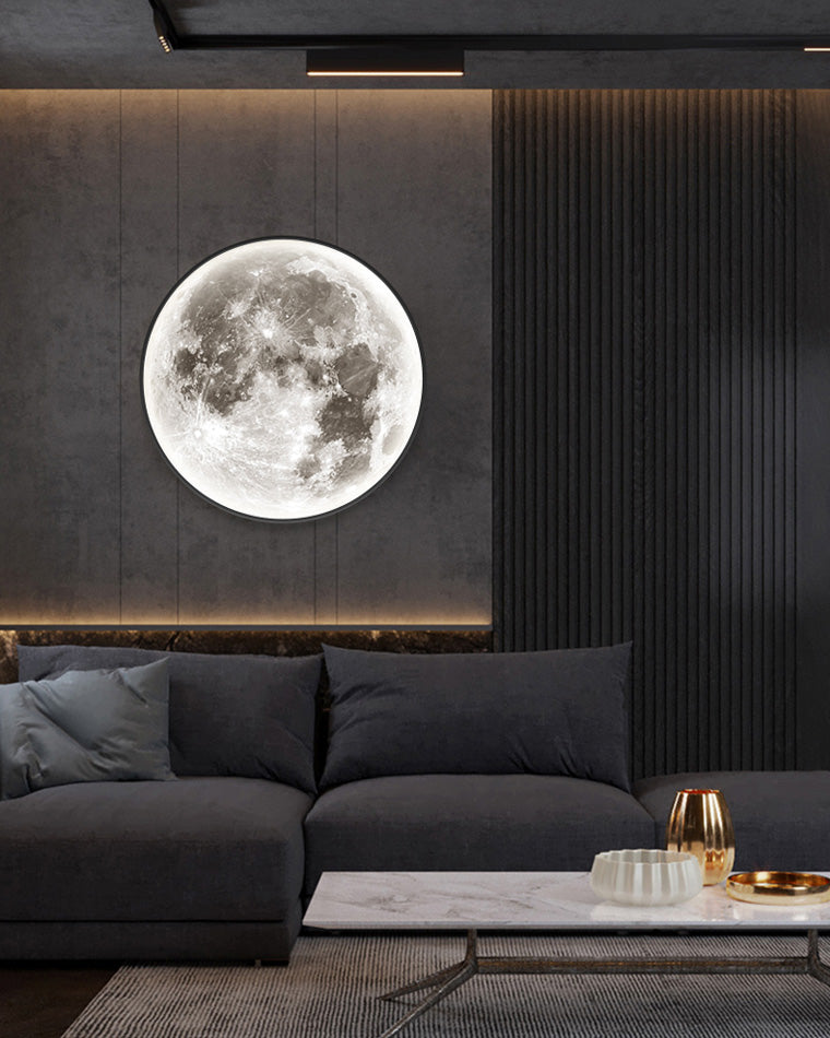 Diff Moon/Earth Round Wall Sconce-DF6102