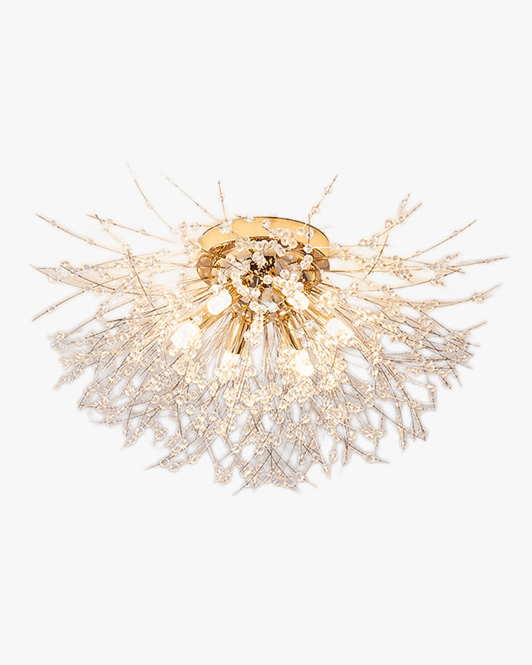 Diff Dandelion Crystal Flower Ceiling Light-DF1014