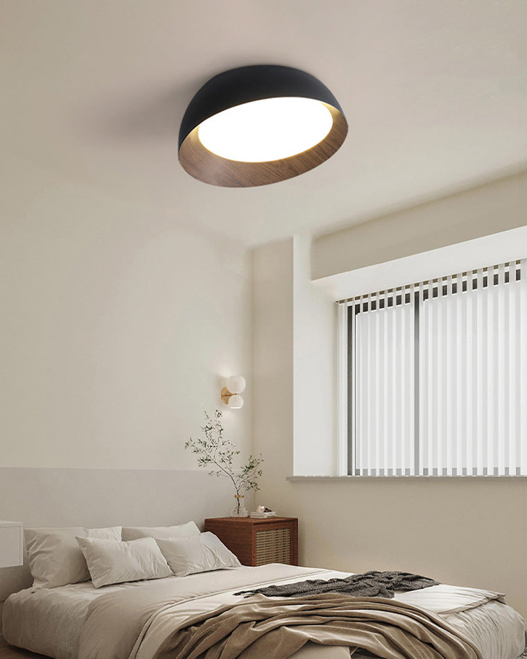 Diff Wood Grain Asymmetrical Flush Mount Ceiling Light-DF1016