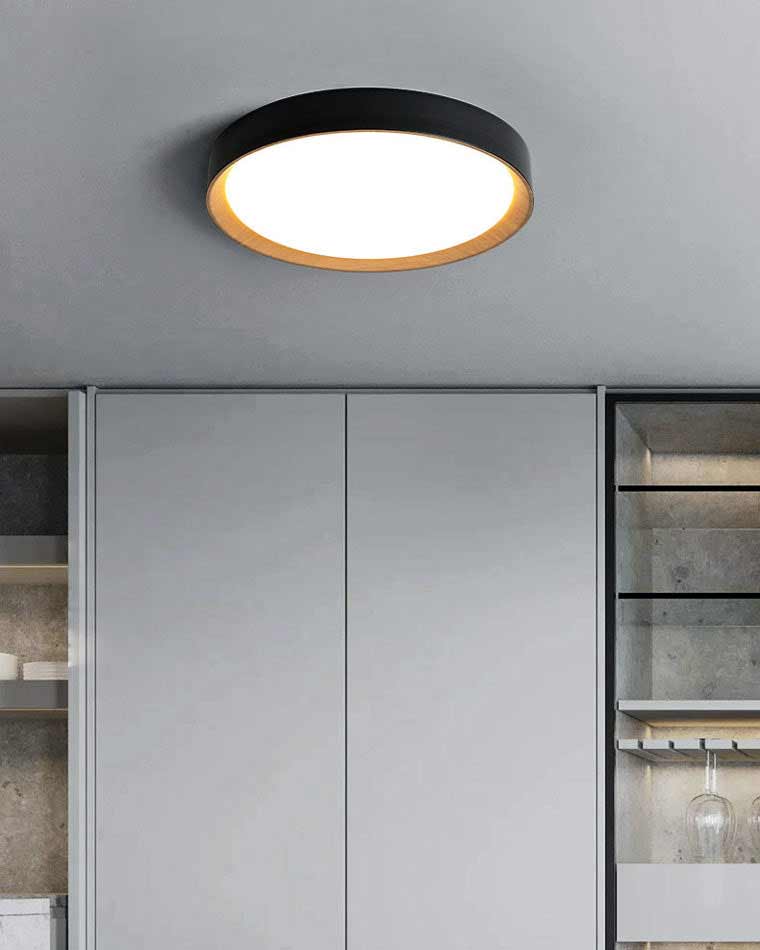 Diff Oak Grain Round Ceiling Light-DF1017