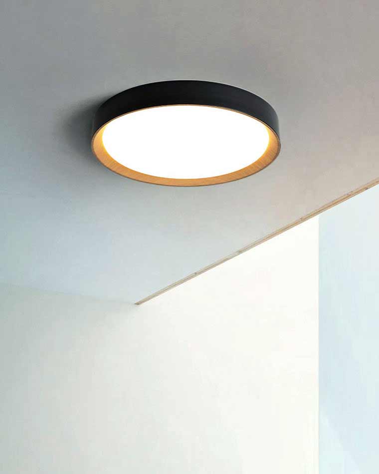 Diff Oak Grain Round Ceiling Light-DF1017