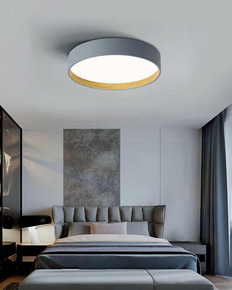 Diff Oak Grain Round Ceiling Light-DF1017