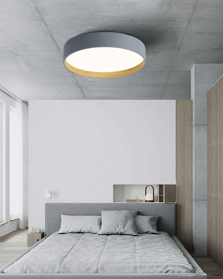 Diff Oak Grain Round Ceiling Light-DF1017