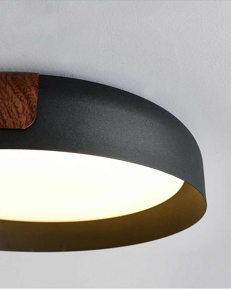 Diff Walnut Grain Round Ceiling Light-DF1018