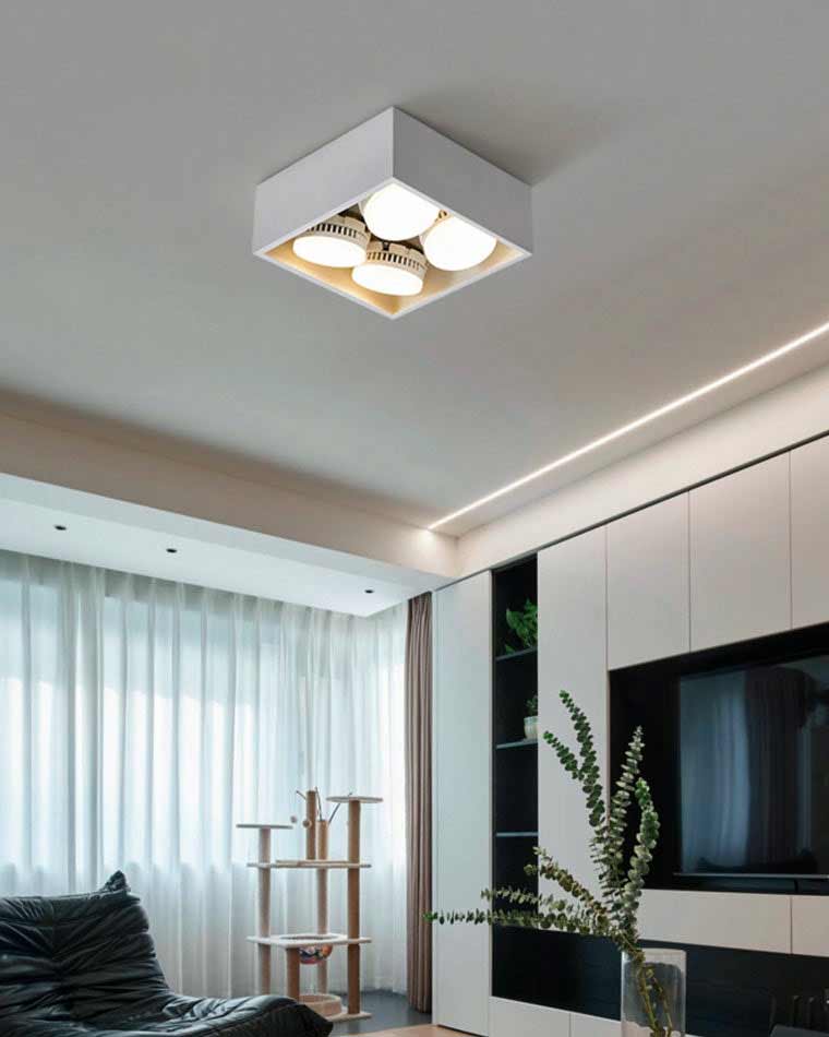 Diff Square Flush Mount Ceiling Light-DF1023