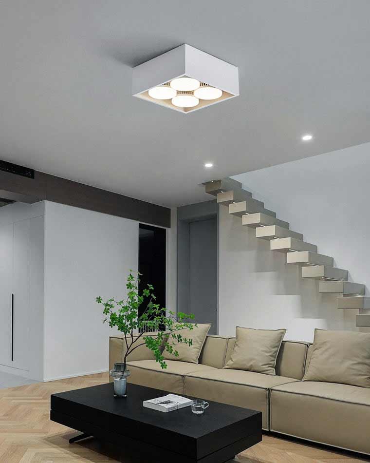 Diff Square Flush Mount Ceiling Light-DF1023