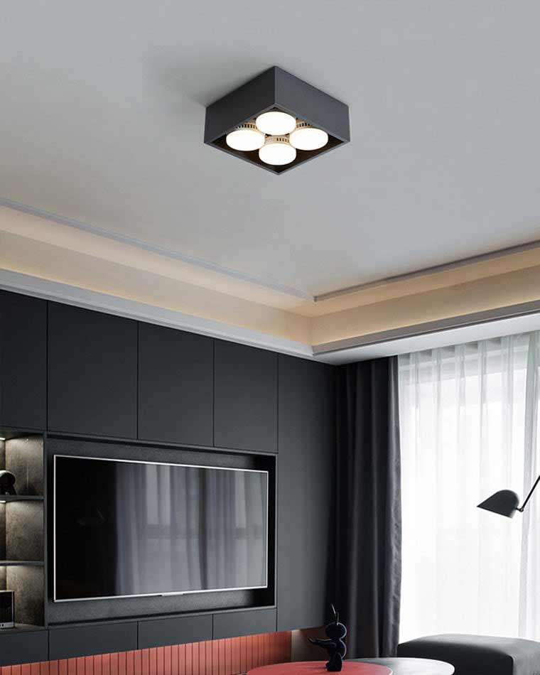 Diff Square Flush Mount Ceiling Light-DF1023