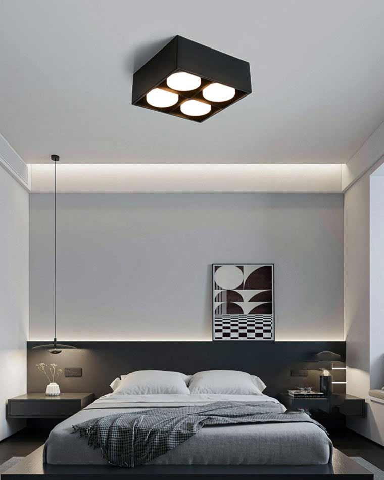 Diff Square Flush Mount Ceiling Light-DF1023