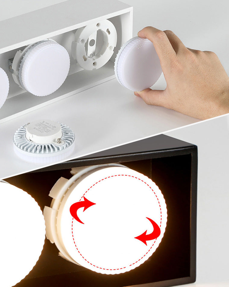 Diff Square Flush Mount Ceiling Light-DF1023