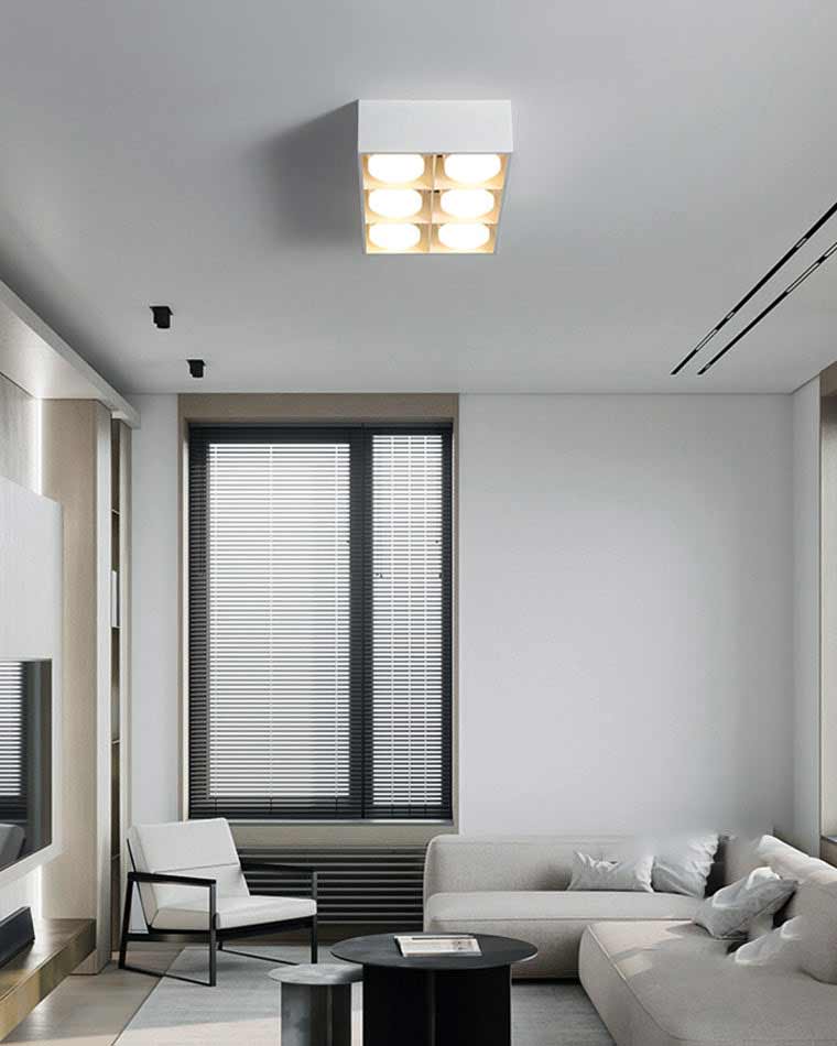 Diff Square Flush Mount Ceiling Light-DF1023