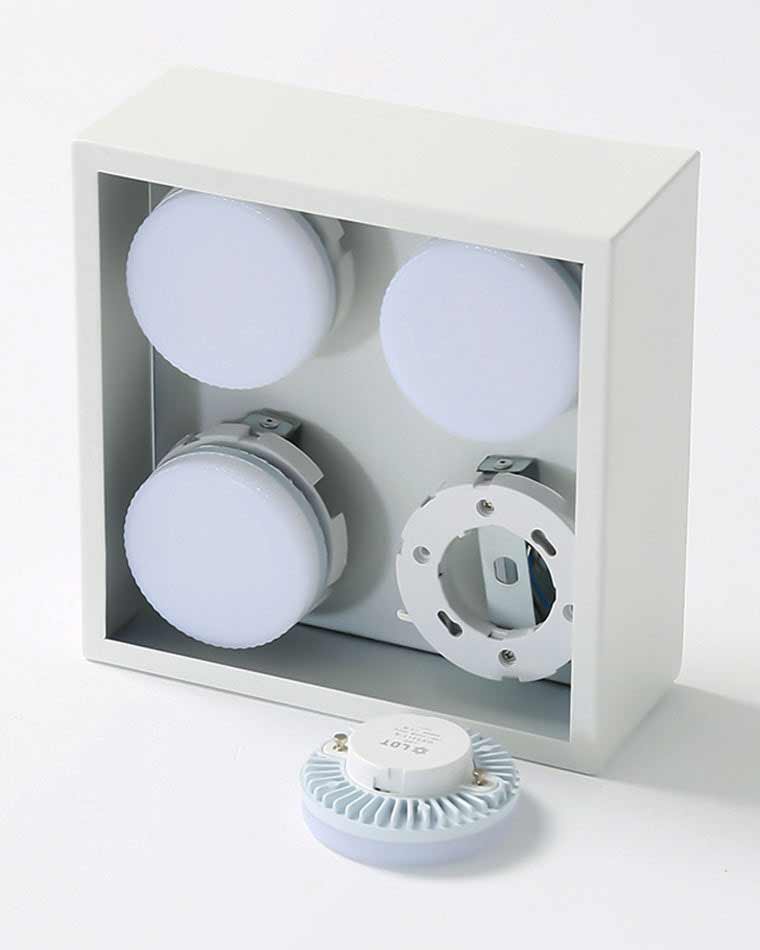 Diff Square Flush Mount Ceiling Light-DF1023