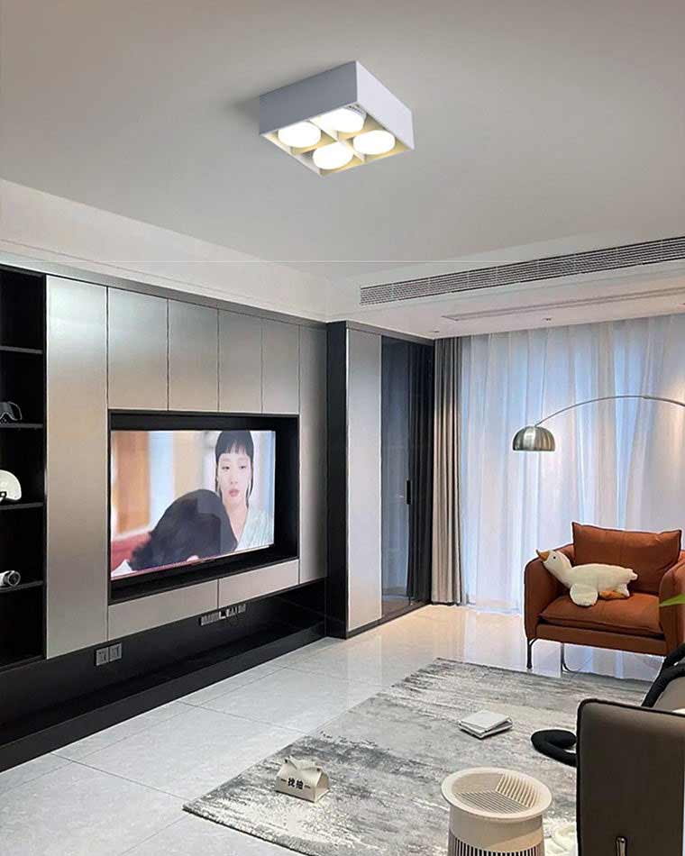 Diff Square Flush Mount Ceiling Light-DF1023