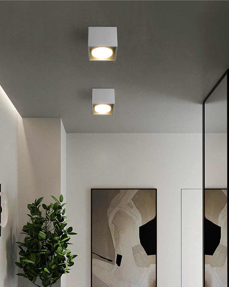 Diff Square Flush Mount Ceiling Light-DF1023
