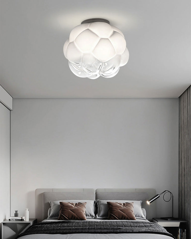 Diff Cloud Milk Blown Glass Ceiling Light-DF1036