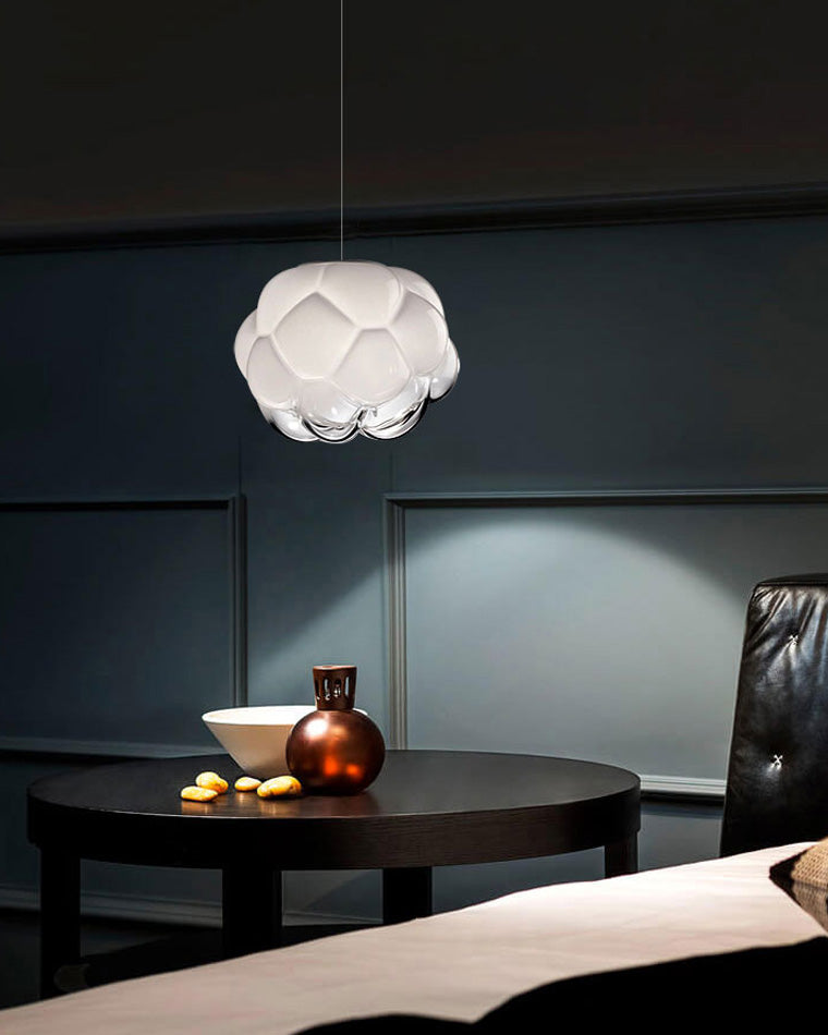 Diff Cloud Milk Blown Glass Ceiling Light-DF1036
