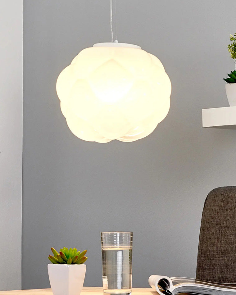 Diff Cloud Milk Blown Glass Ceiling Light-DF1036