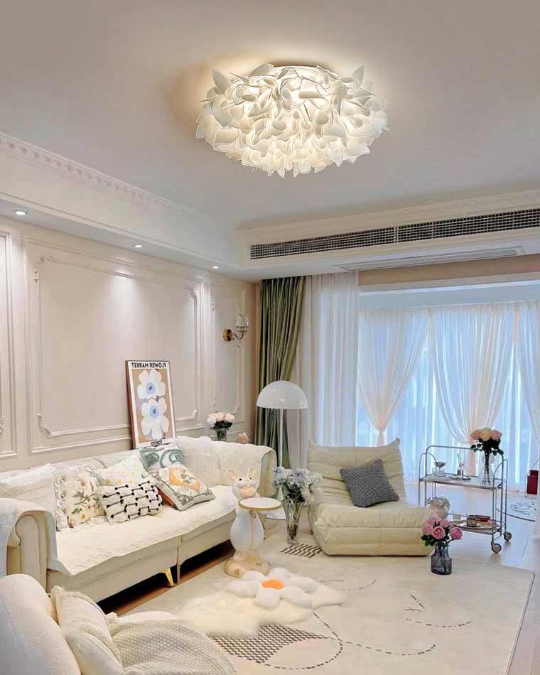 Diff Pedal Flush Mount Ceiling Light-DF1039