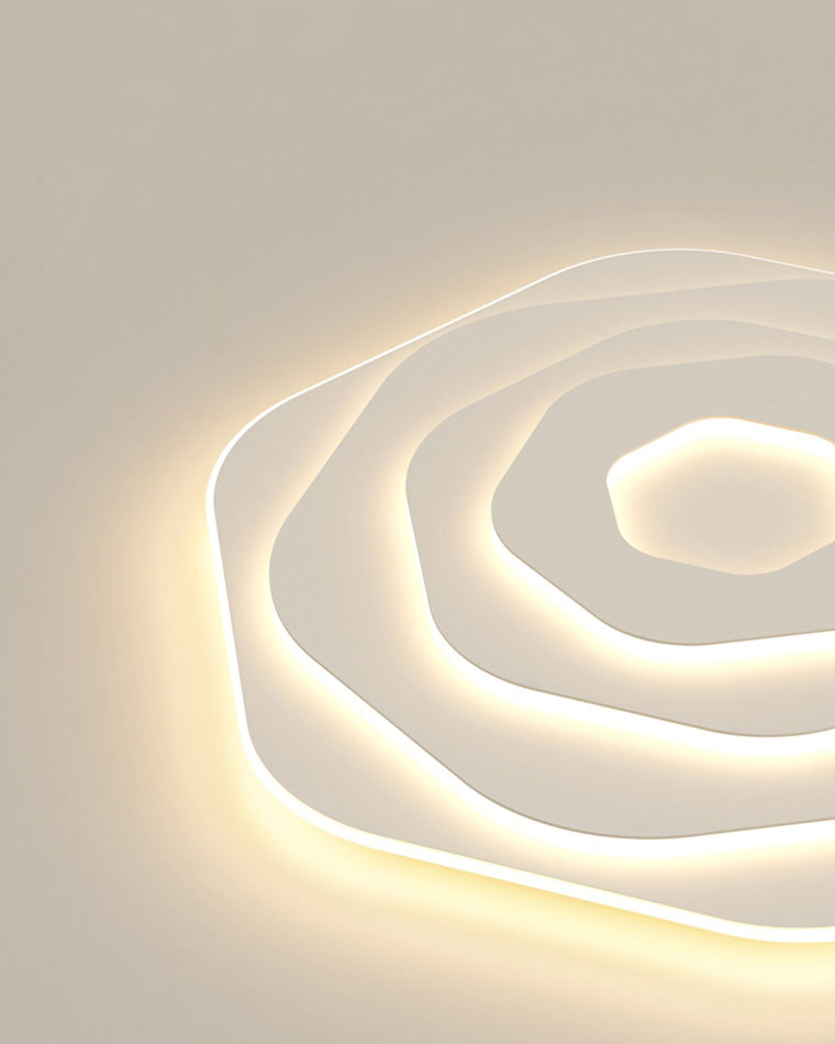 Diff Hexagon Flush Mount Ceiling Light-DF1041
