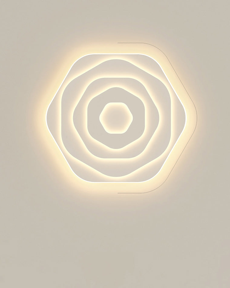 Diff Hexagon Flush Mount Ceiling Light-DF1041