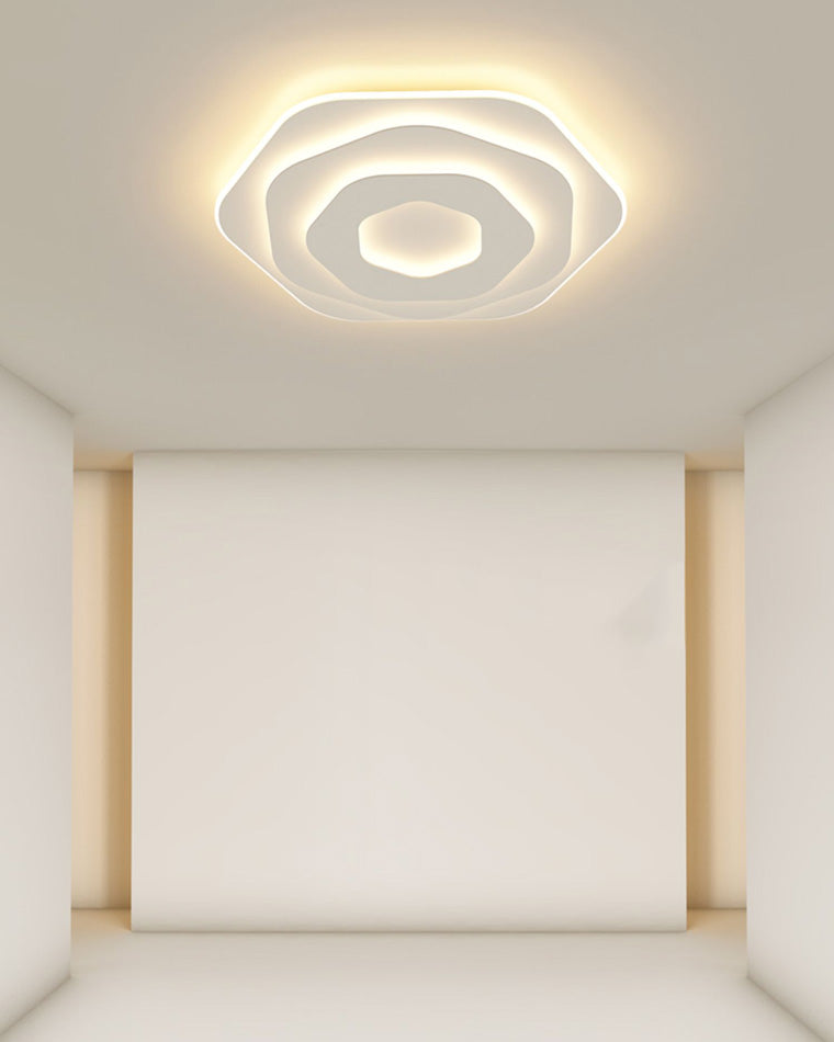 Diff Hexagon Flush Mount Ceiling Light-DF1041