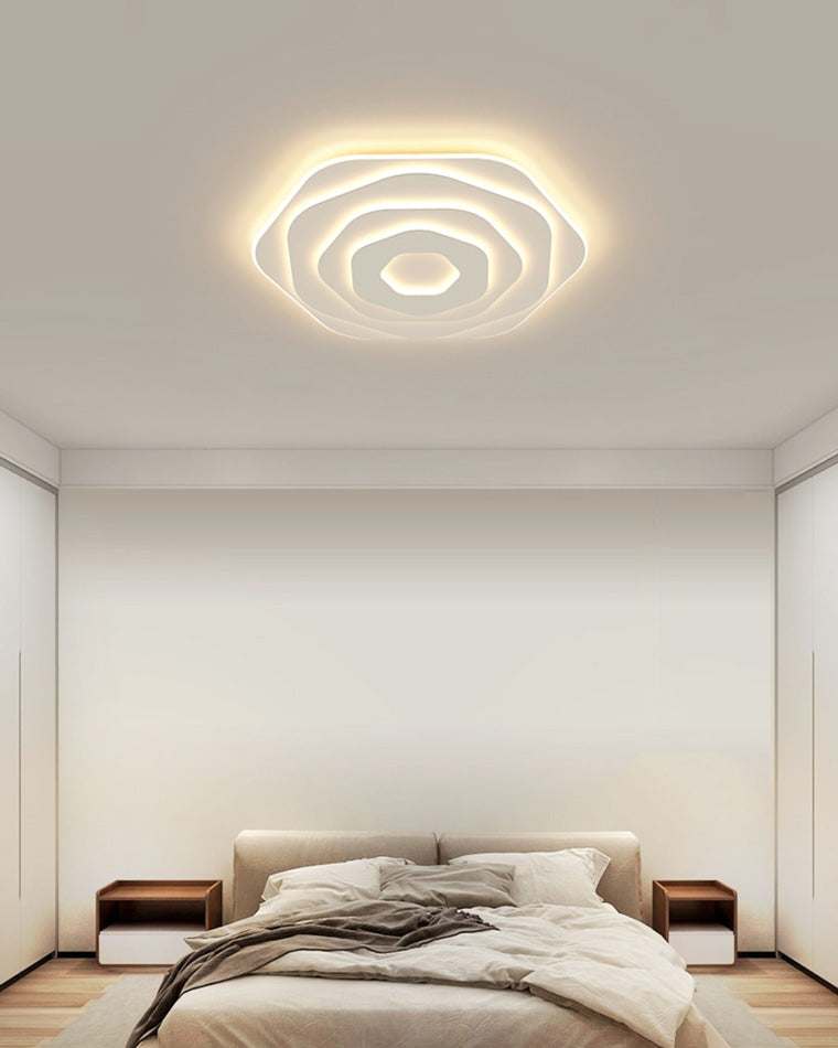 Diff Hexagon Flush Mount Ceiling Light-DF1041