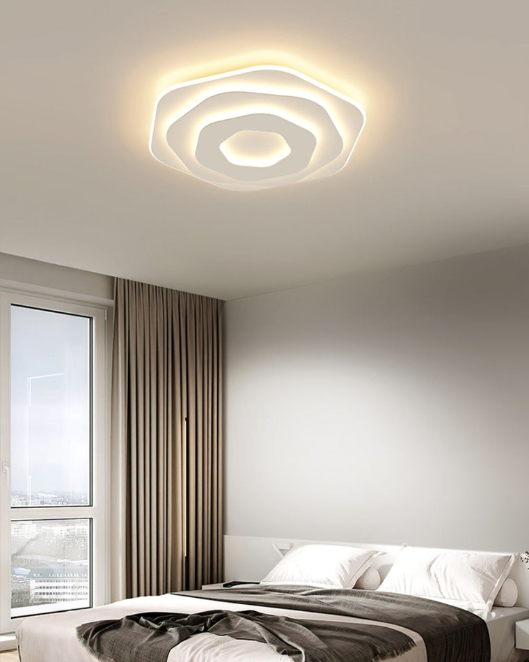 Diff Hexagon Flush Mount Ceiling Light-DF1041