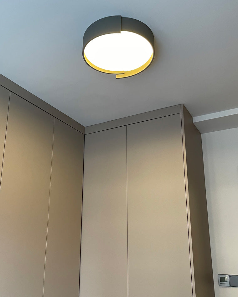 Diff Round Asymmetrical Flush Mount Ceiling Light-DF1060